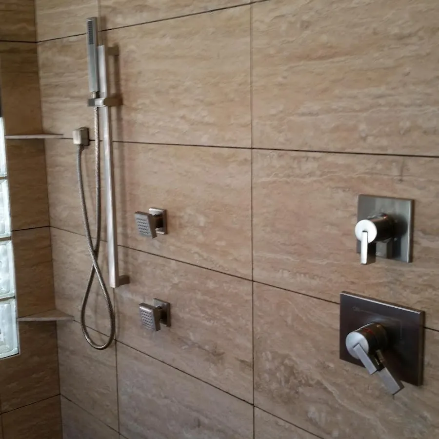 Shower fixture installation for Water Heater Replacement in Benton Park